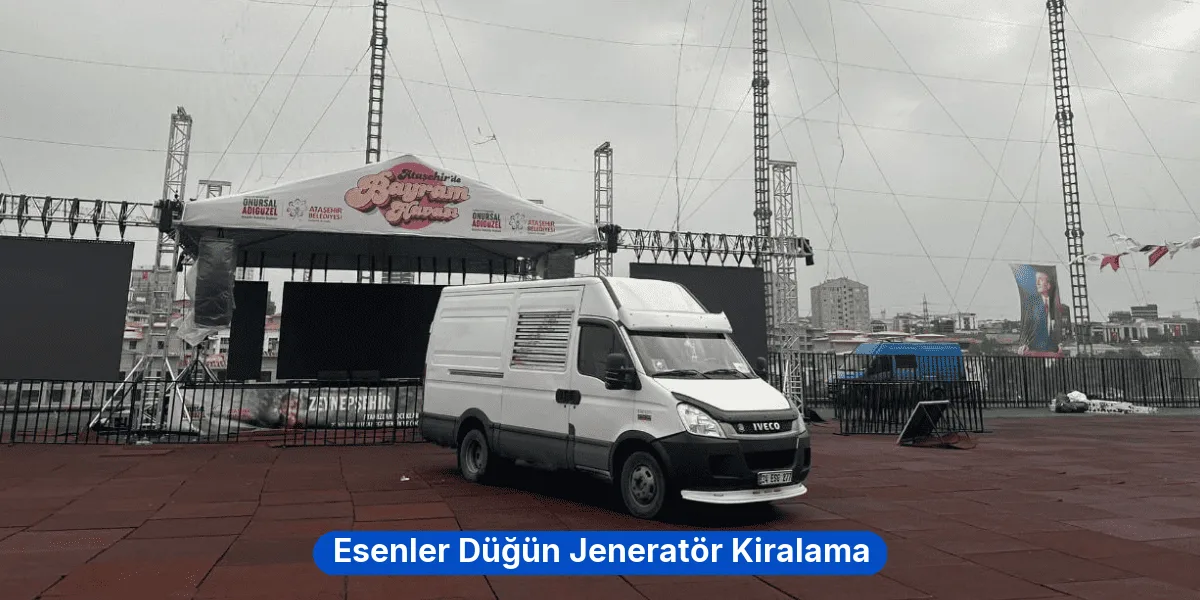 Esenler Düğün Jeneratör Kiralama